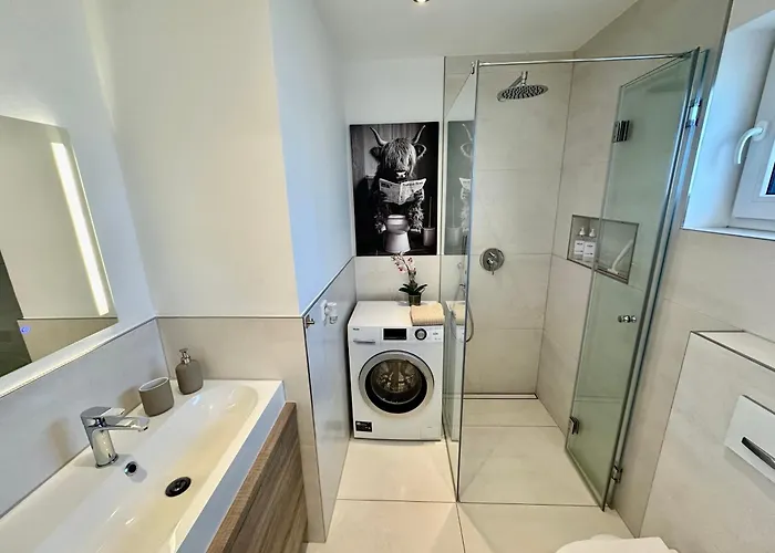 Апартаменты Modernes Deluxe-apartment In Kaarst, Nahe Duesseldorf, 93qm Карст